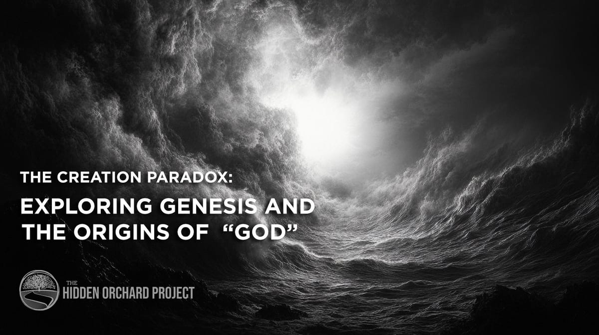The Creation Paradox: Exploring Genesis and the Origins of “GOD”