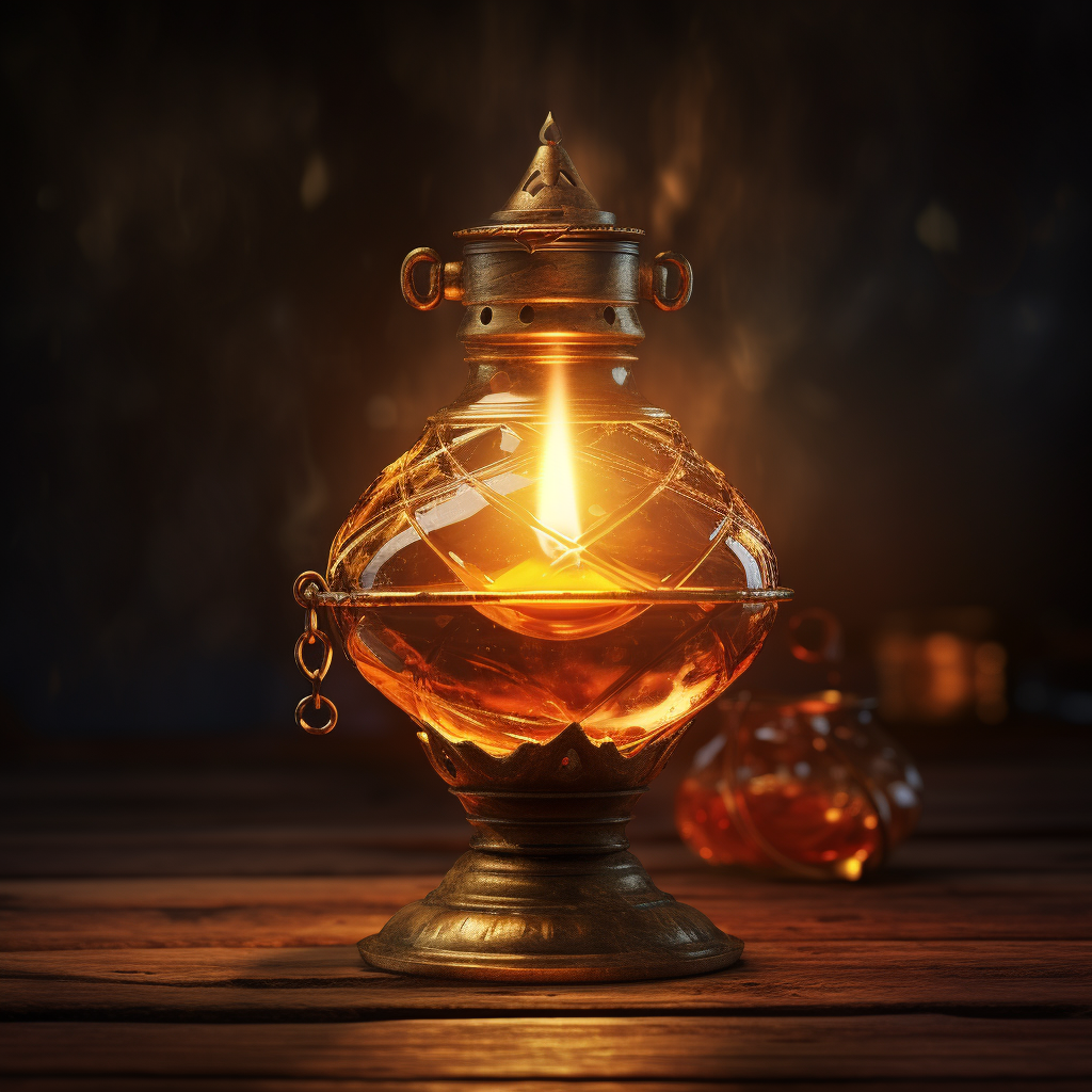 A Lamp Under a Basket